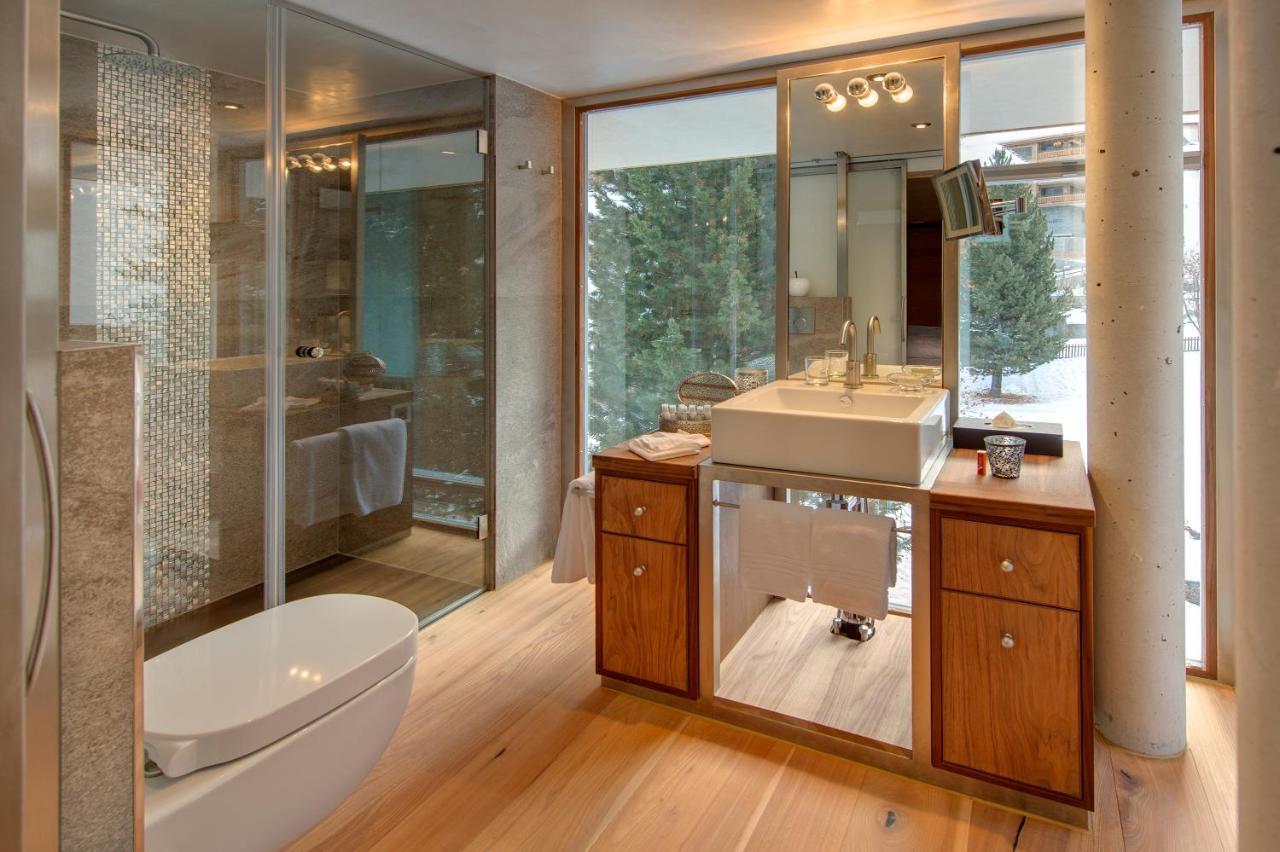 Backstage Hotel Chalet Rooms Zermatt Kamer foto