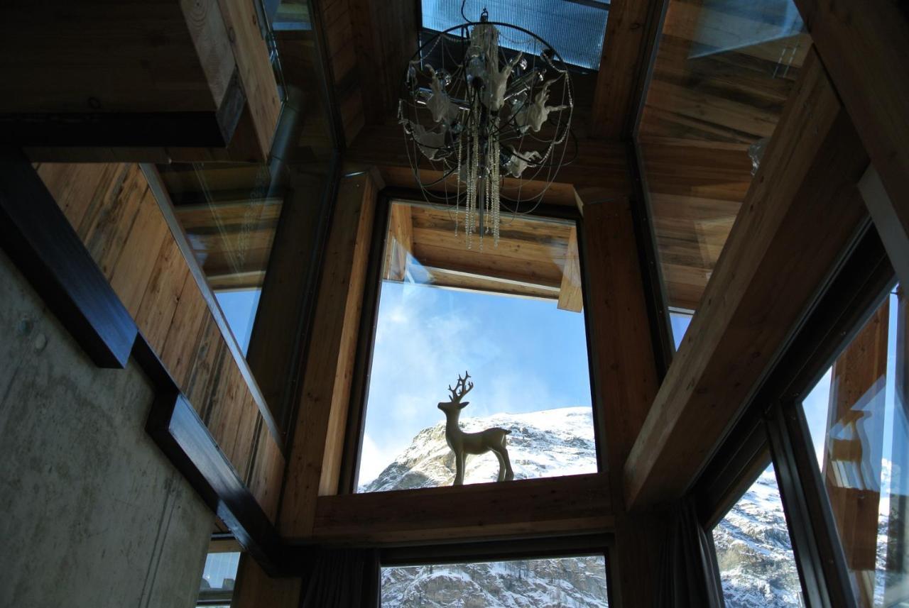 Backstage Hotel Chalet Rooms Zermatt Buitenkant foto